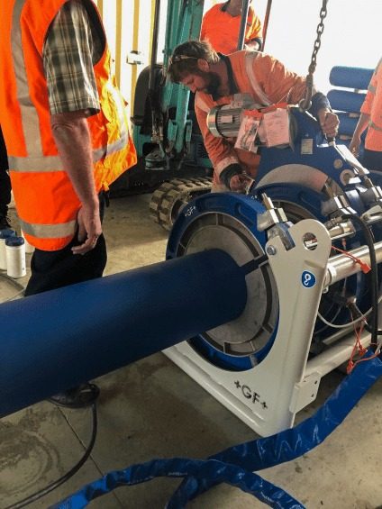 Butt Welding Machine Setup Training Hygrade Water New Zealand